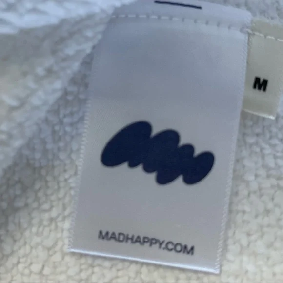 MADhappy RARE Pink and White Crewneck sweatshirt NWT - Picture 6 of 12